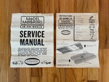 1960 AURORA Model Motoring Service Manual Assembly Instructions