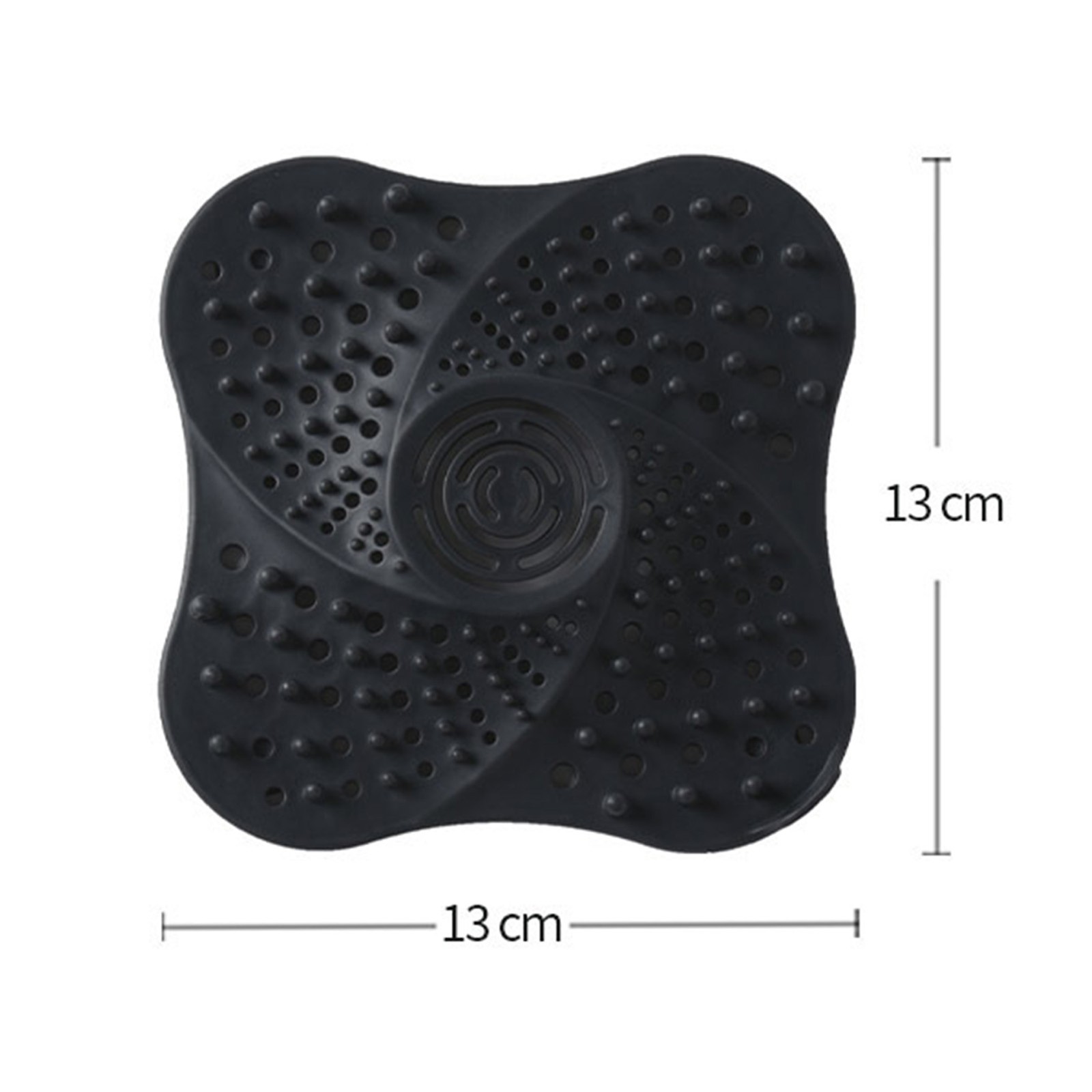 Shower Drain Hair Catcher Reusable Prevent Clogging Drain Filter Cover For