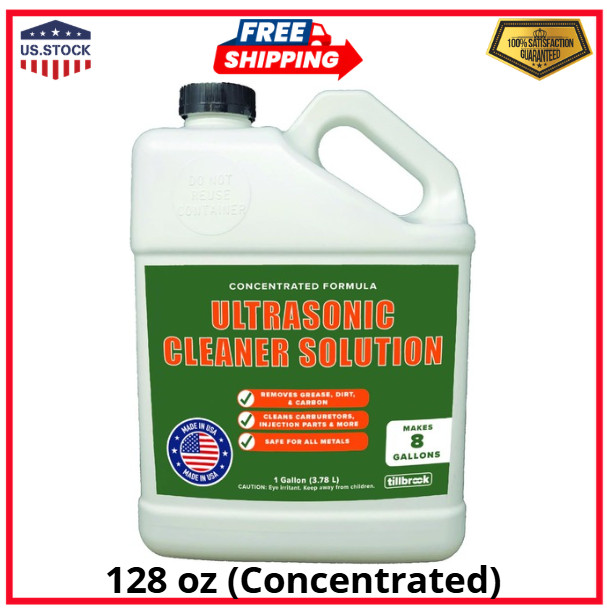 Ultrasonic Cleaner Solution, Makes 8 Gallons Concentrated Ultrasonic Carburetor