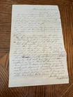 Civil War Letter 44th Ohio In Kentucky Mention Rebels Destroyed Press, Diagram