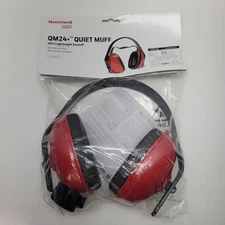 Honeywell Ultra Lightweight Earmuff QM24 + Quiet 25dB Earmuffs (New)