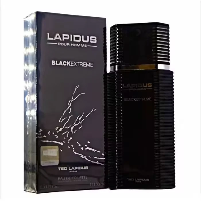 Ted Lapidus Black Extrême Eau de Toilette pour homme 100 ml - Photo 1/1