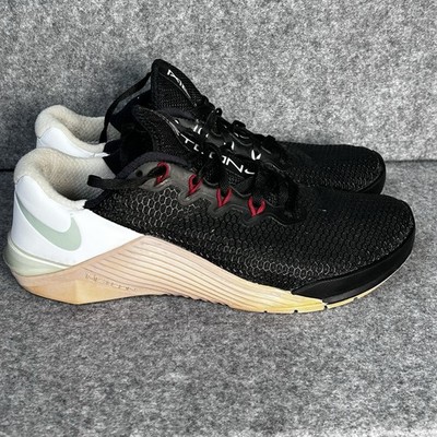 Nike Metcon Size 7 Women s Black/Blush CrossFit Fitness Athletic Sneakers