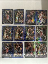 2024-25 Select Zach LaVine 12 Card Lot-Blue Ice Purple & Green- Silver