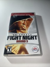 Fight Night Round 3 Sony PSP Complete CIB Manual Case Disc Tested Working Clean
