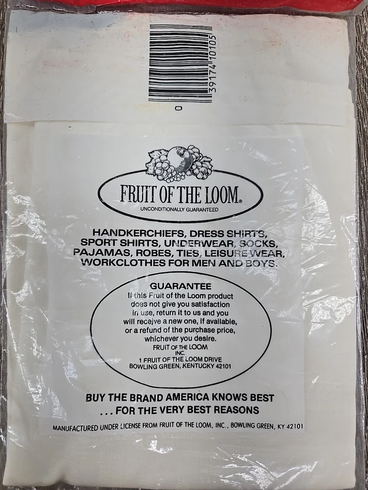 Juego de 20 - NUEVO - Paquetes de pañuelos blancos vintage sellados NOS algodón polietileno Foto 3 de 4