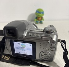 Sony Retro Cyber-shot DSC-H5 7.2MP 12x Zoom Digital Bridge Camera - Silver