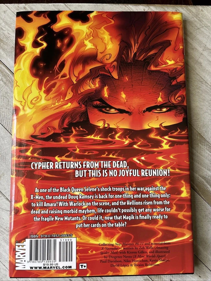 New Mutants Necrosha Premiere Marvel Comics tapa dura Foto 2 de 2