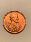 1927 Wheat Cent 1c, UNC RED - see desc