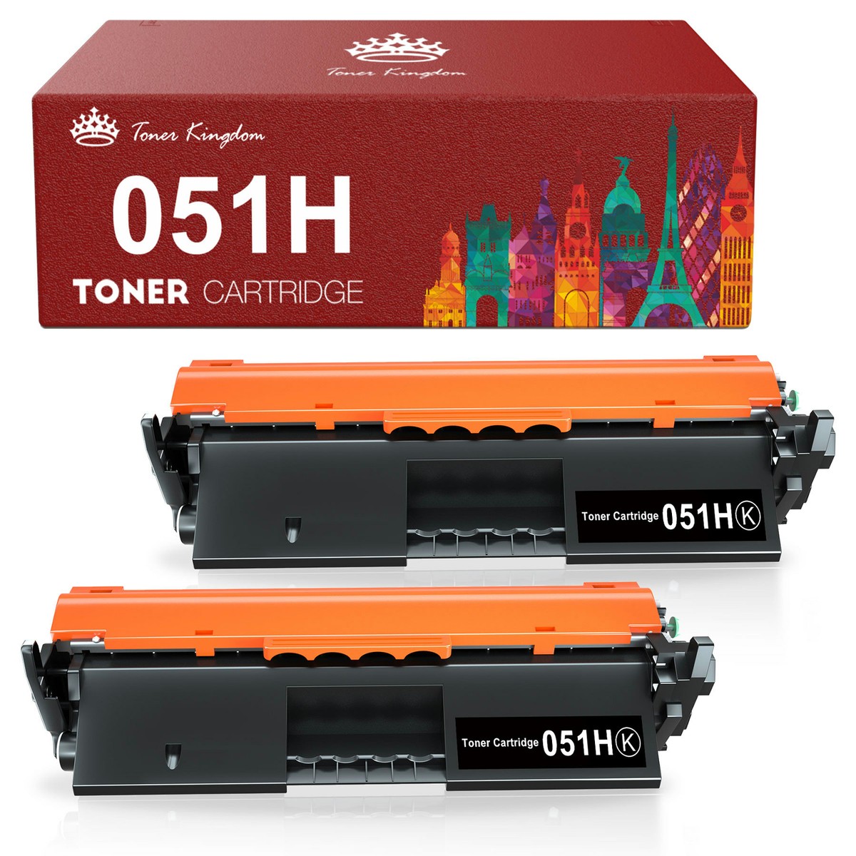Canon CRG-051H ２セット 2x 051H Toner for Canon CRG-051H ImageCLASS MF264dw MF269dw