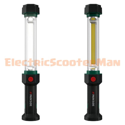 Lámpara de luz de inspección LED inalámbrica Parkside - 1 potente combinación de COB / 3 en 1 - Imagen 2 de 12