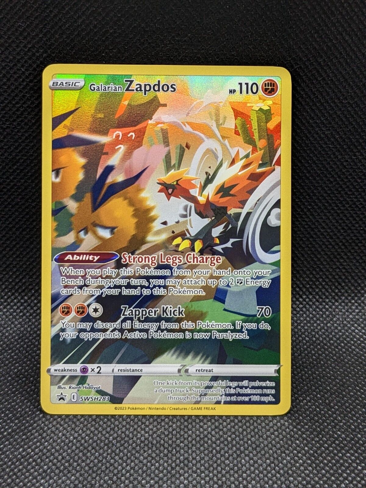 Pixelmon Articuno Zapdos & Moltres VSTAR Custom Pokemon Card 