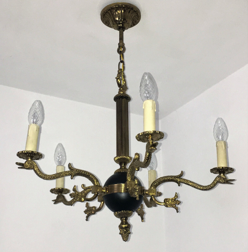 Deckenlampe Klassische Schwanen Empire-im Antiken Stil 19.Jhd - Bild 12 von 12