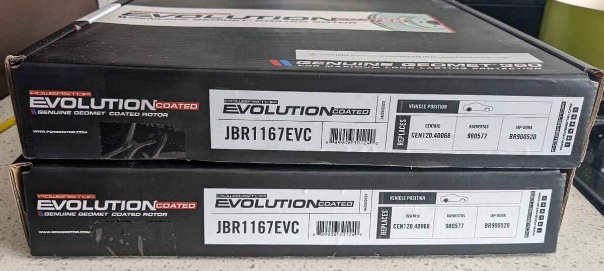 PowerStop® AR85207EVC - Evolution Coated Front Brake Rotor