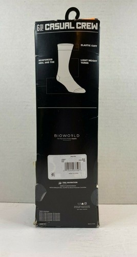 Men's Socks Dragon Ball Z The Movie 6 Pair Casual Crew Size 8-12 New in Package - Picture 3 of 6