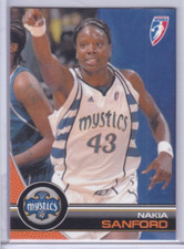 2008 RITTENHOUSE WNBA #42 NAKIA SANFORD WASHINGTON MYSTICS IDWN