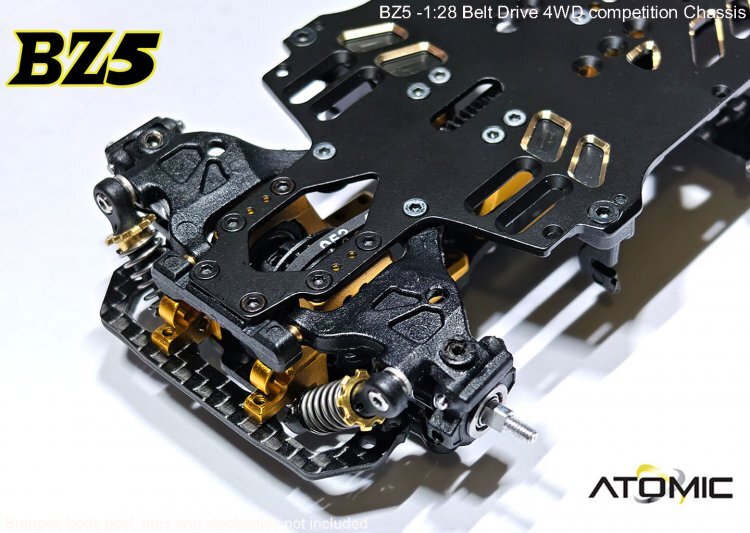 Atomic BZ5 Belt Drive 4WD Chassis Kit (No electronics) | eBay Atomic BZ5 Belt Drive 4WD Chassis Kit (No electronics) | eBay