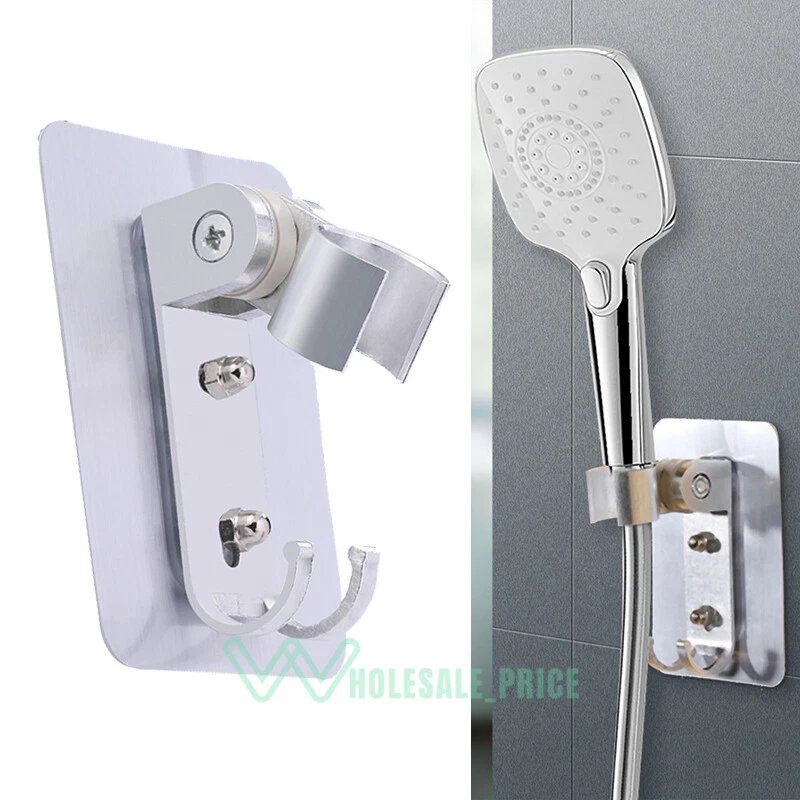 Adjustable Shower Head Holder Rack Handheld Wall Mount Bathroom