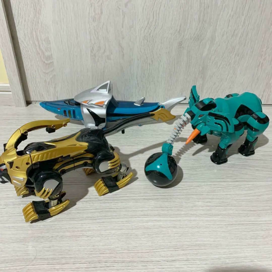 Power Rangers Jungle Fury Gekiranger Geki Shark Geki Elephant Rin