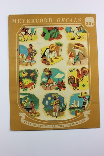 Décalcomanies Vintage Meyercord - Sports De Plein Air #902 - Années 1940 - Lot De 6