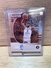 2020-21 Panini Prizm Draft Picks Prospect Hyper Patrick Williams Rookie Auto RC