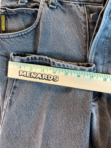 Armani True Blue Mens Jeans Black Faded 32x34 Denim 5 Pocket Style Pants - Picture 19 of 20