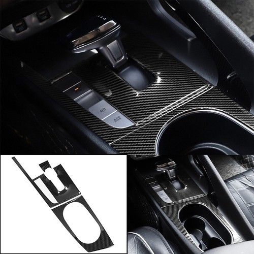 For Hyundai Elantra 2021-23 Carbon Fiber Steel Central Console Gear Shift Panel
