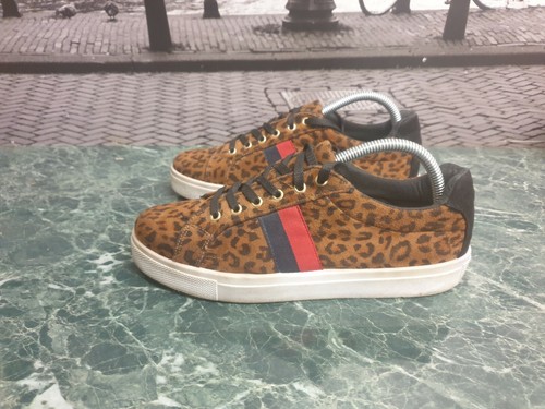 leopard print trainers size 7