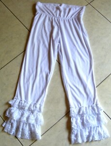 Adult bloomers frilly calf length trousers elf pixie woodland fairy festival
