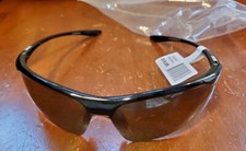 Epoch Black Frame Golf Sport Motorcycle Sunglasses with Green Lens, NIP