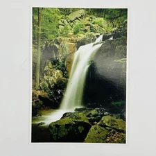 VINTAGE Virginia Postcard Shenandoah National Park Doyles River Falls USA Water