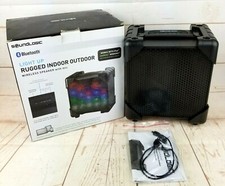 acoustic research hatteras outdoor wireless speaker with multicolor lights