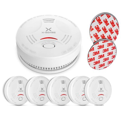 X-Sense Rauchmelder SD11 Brandmelder 85dB Feuermelder mit Magnethalter [5ERPACK]