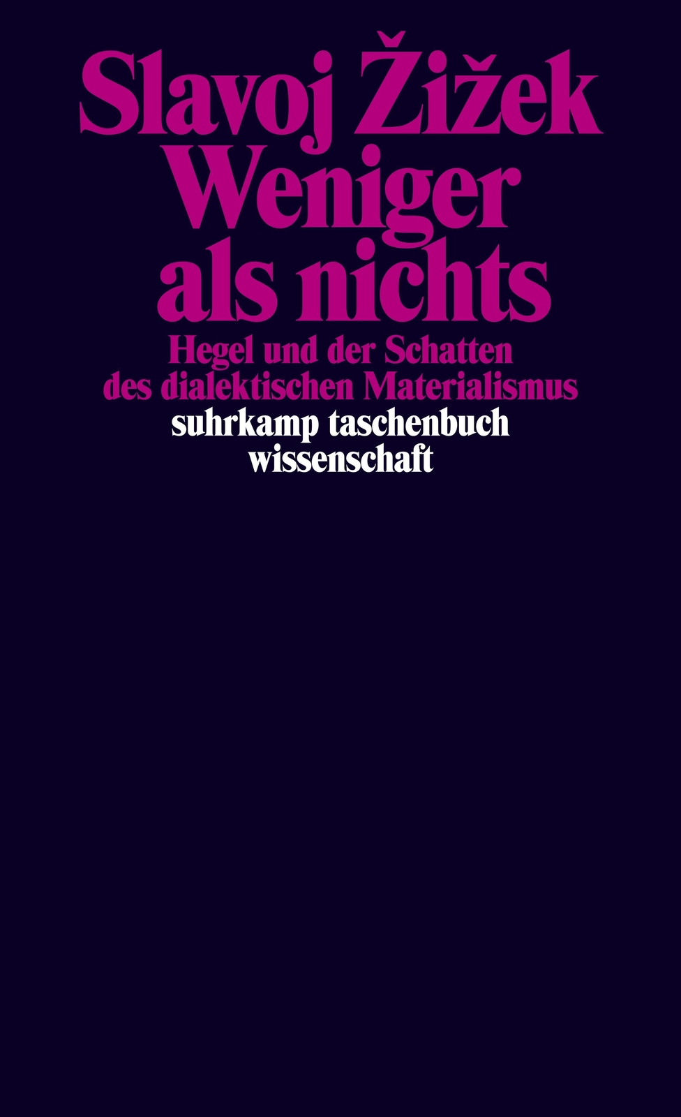 Thumbnail - Weniger Als Nichts | Hegel Und Der Schatten Des Dialektischen