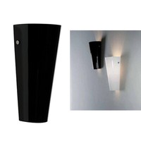 Wandlampe Schwarz Wandfackel Wandleuchte Aus Glas Birne Austauschbar