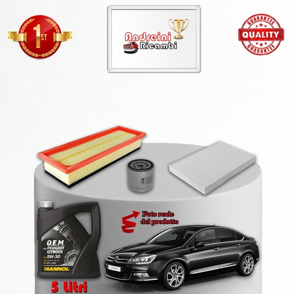 Inspektionskit Filter Und ÖL Citroen C5 Ii 2.0 Hdi 133KW 181CV 2016->-image