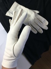 Vintage 1960s Italian Dress Gloves, Hand Stitched, Tea Party, Short gloves