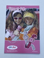 alter Flick Flack Uhren Kinderuhren Werbeaufsteller Pappaufsteller Werbung 2001