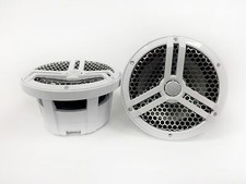 USED SKAR AUDIO SK8M 8" 2-WAY MARINE FULL-RANGE 500W SPEAKERS - PAIR WHITE 
