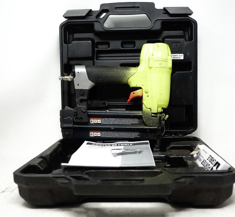 PorterCable [BN200C] 18Gauge Brad Nailer w/ Case & Manual