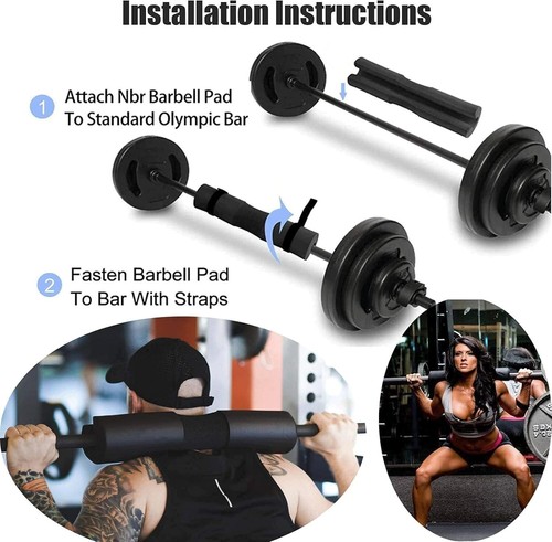 Squat Pad - Foam Barbell Pad for Squats Cushion, Lunges & Bar Padding for Hip... - Picture 10 of 20