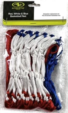 Athletic Works  Red-White-Blue   BASKETBALL Hoop Net  Regulation / Standard Size