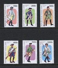 C421 Togo 1997 Militär Uniformen 6v. MNH