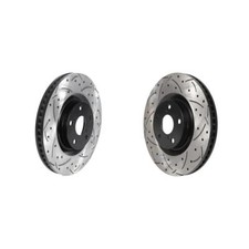 Drill Slot Brake Rotors Front Kit For Lexus GS350 IS300 IS350 IS200t RC350 RC300