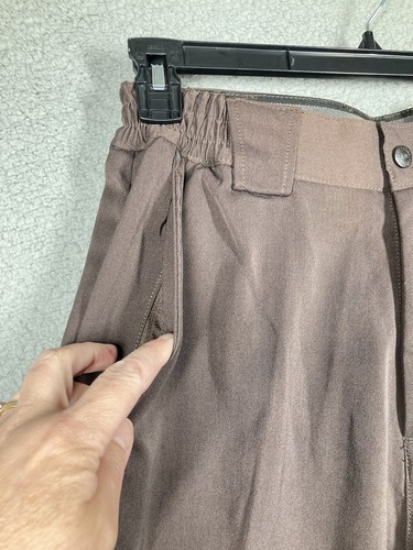 5.11 Tactical Series Pants Womens 10 Brown "A" Class Uniform Long Inseam You Hem - Picture 2 of 18