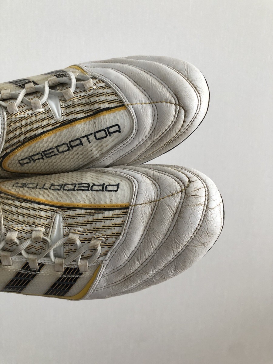 シューズ adidas predator X Adidas Predator X White Yellow Leather Football Shoes Cleats