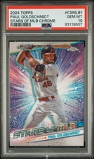 2024 Topps Paul Goldschmidt Stars of the MLB CHROME PSA 10 GEM #CSMLB1