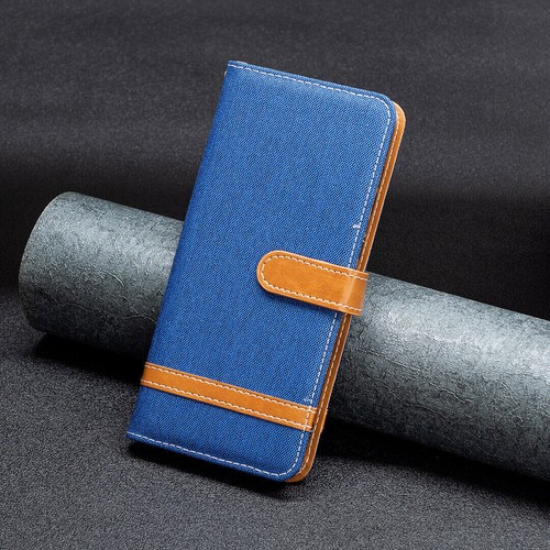 Flip Denim Card Wallet Stand Phone Case For Huawei Honor 9X Pro 10 Lite 7C 8C 7A - Picture 6 of 20