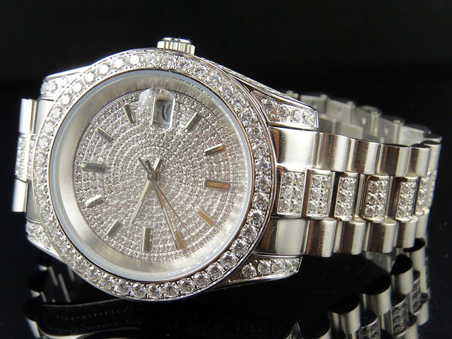 simulated diamond watches mens