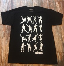 FORTNITE L Black Tee- L NEW Battle Royale Dance Dance -Novelty T-Shirt Top